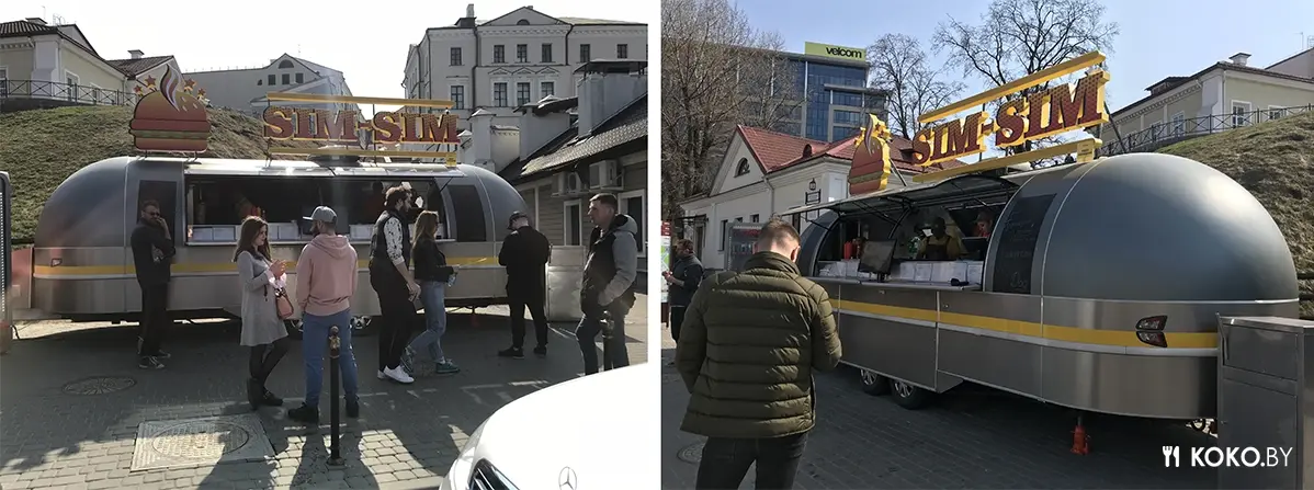 Заведения: Почему сломался фудтрак «Sim Sim», в котором собирают злой бургер за 6 рублей
