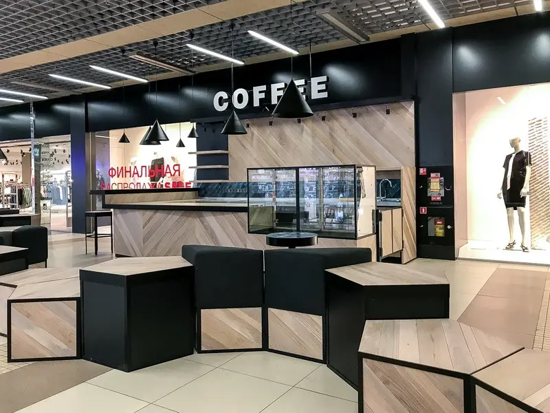 Заведения: Кофейня «Lavazza Club» откроется на втором этаже торгового центра «Корона Замок»