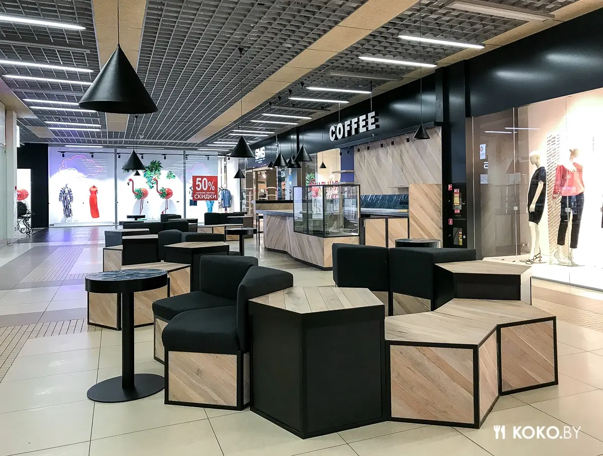 Заведения: Кофейня «Lavazza Club» откроется на втором этаже торгового центра «Корона Замок»
